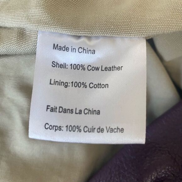 Elliott Lucca large leather bag New w/o tag magnet closet zipper pocket inside - Picture 10 of 11